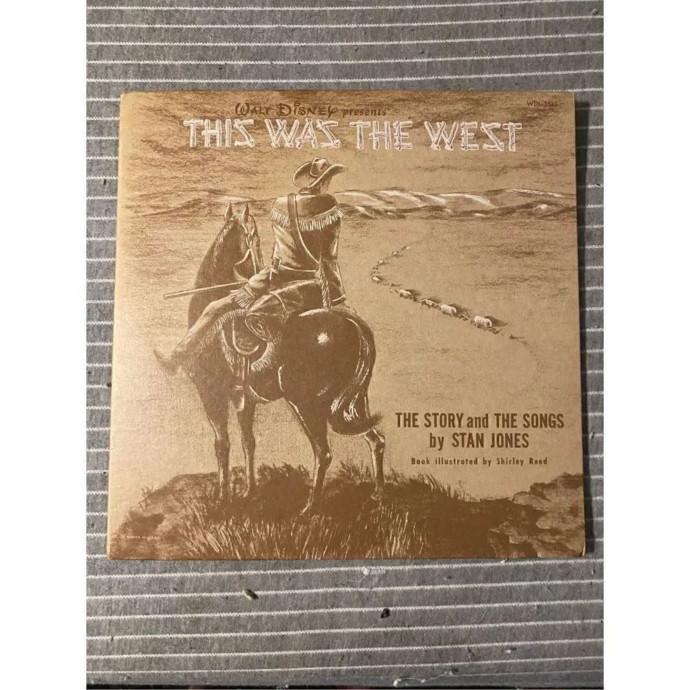 Vintage Walt Disney this was the west vinyl